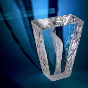 Siren glass sculpture