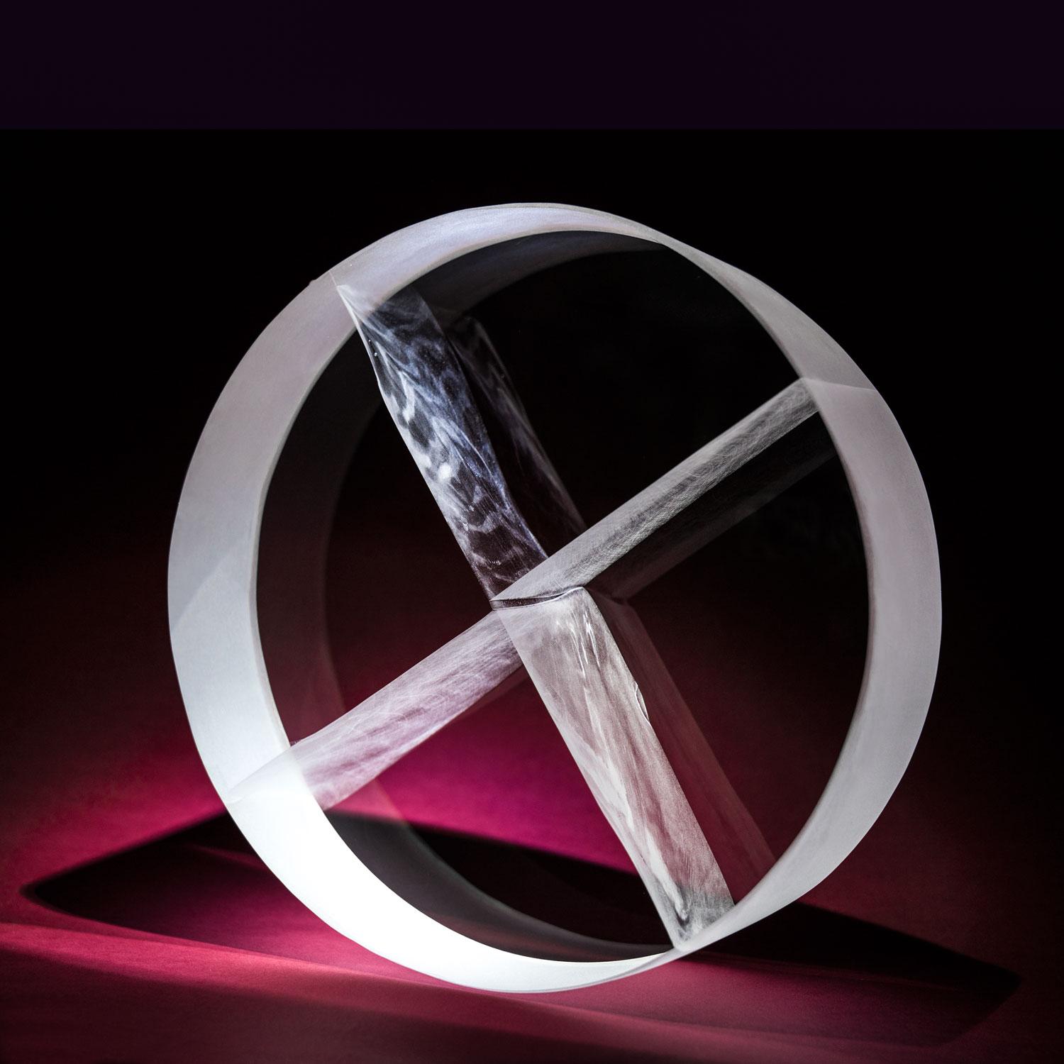 Axis glass sculpture 2018 Axis glass sculpture 2018
