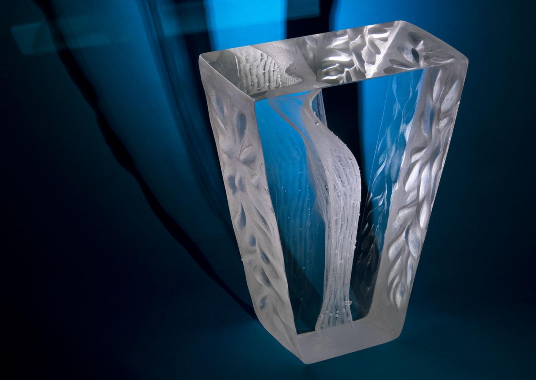 Siren glass sculpture