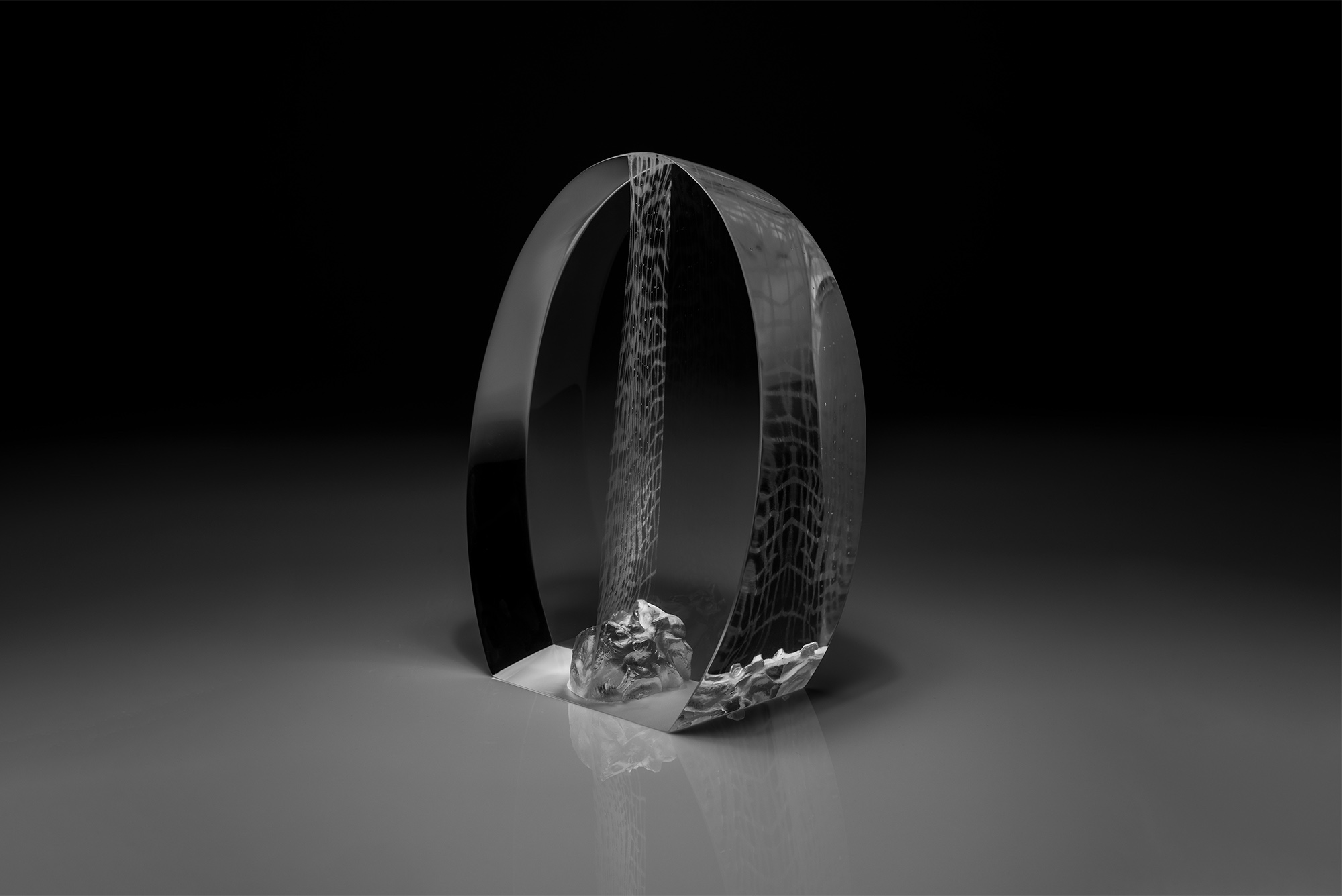 Chiron glass sculpture