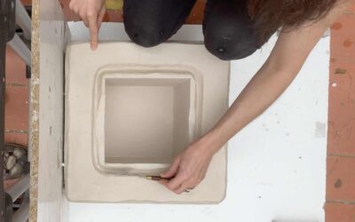 Finished mold created using a plaster-silica investment mix.