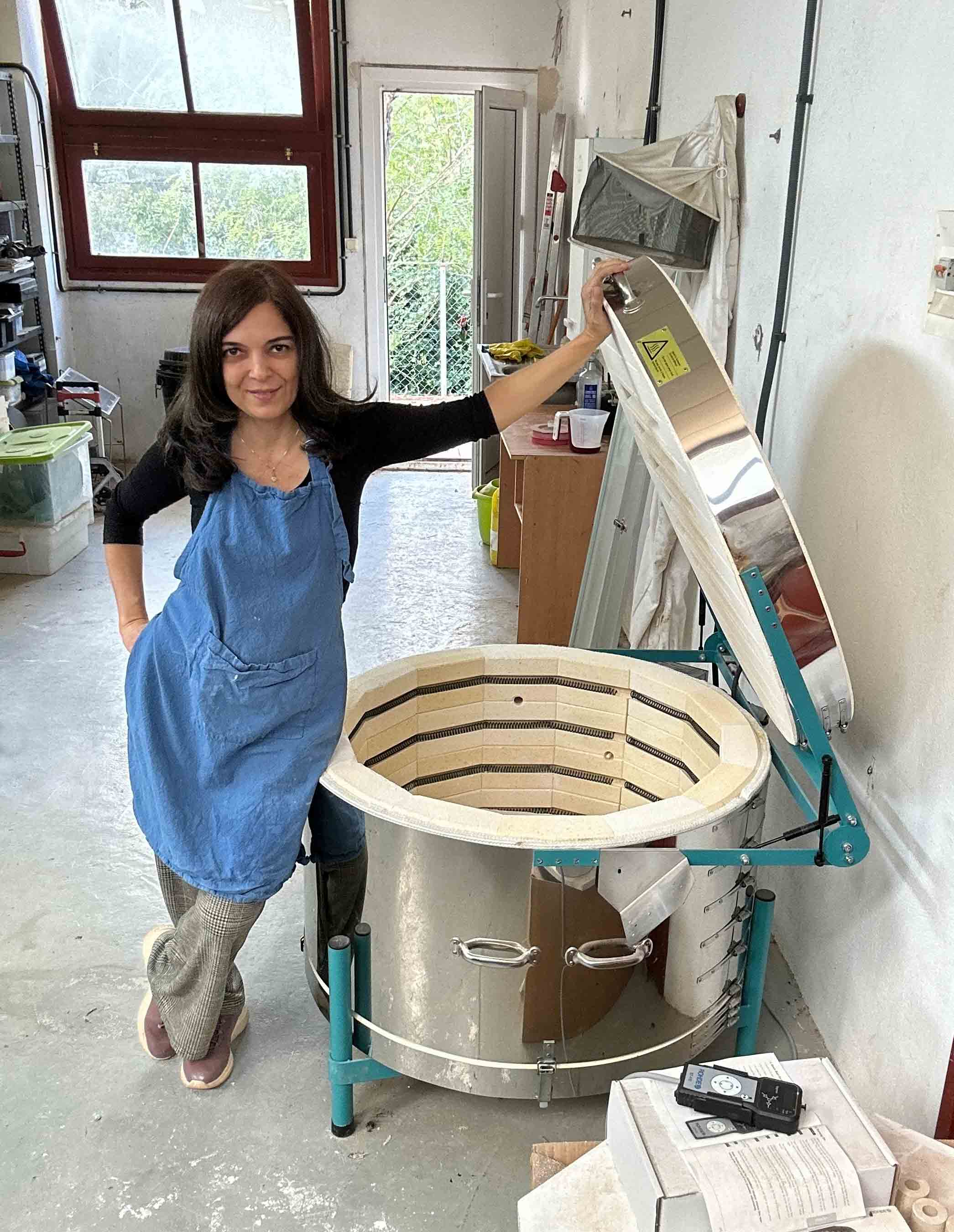 Anna Alsina Bardagí in the studio